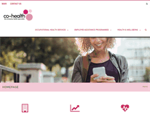 Tablet Screenshot of co-health.co.uk